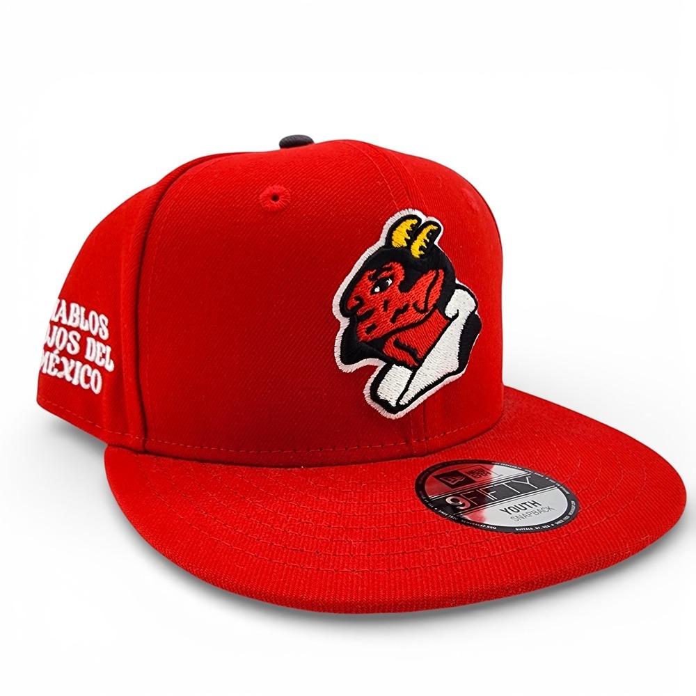 Diablos Rojos del Mexico Hat Youth Kids Snapback New‎ Era 9Fifty Red Devils NEW